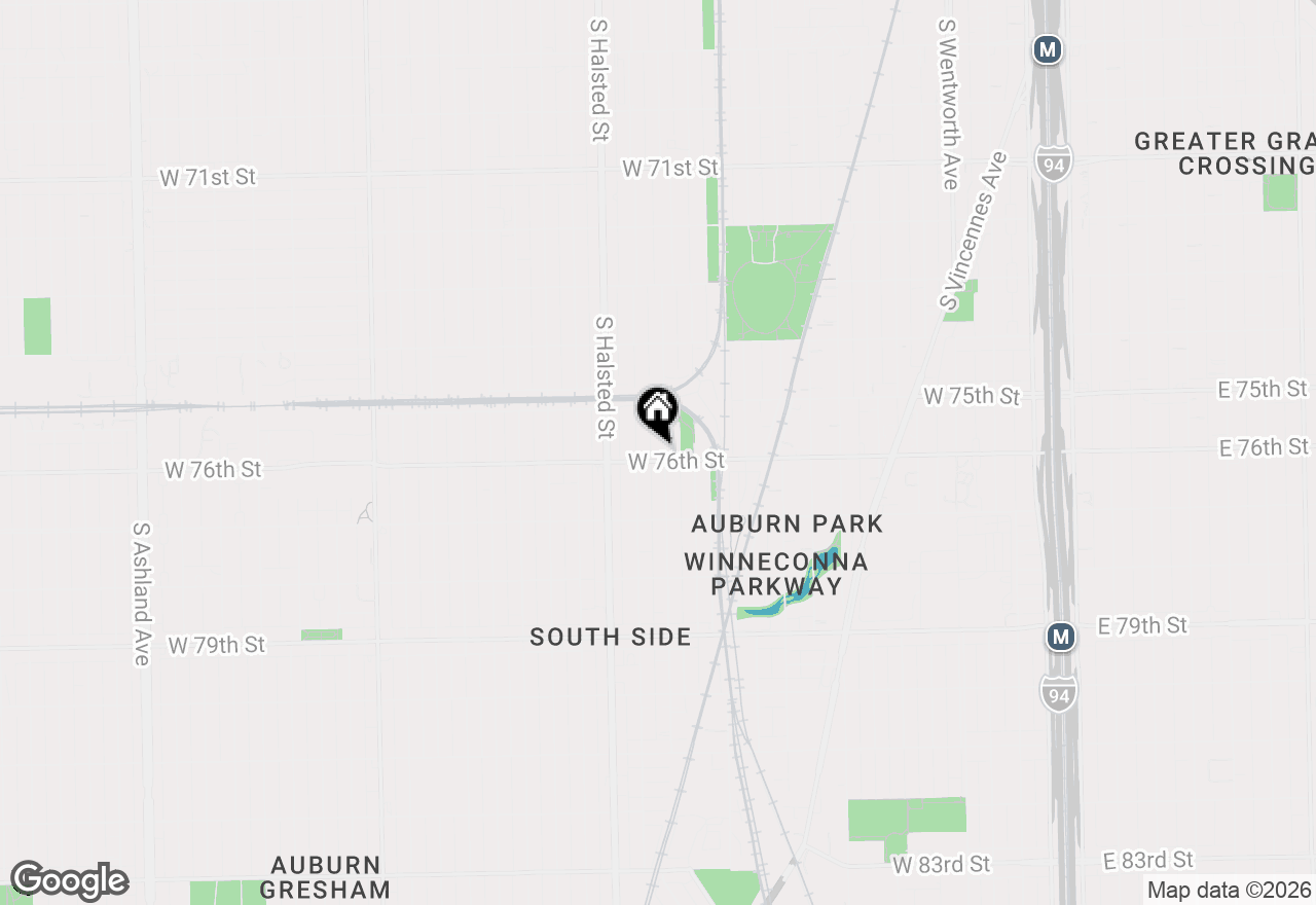 Map of 7552 S Union Avenue #1, Chicago, IL 60620