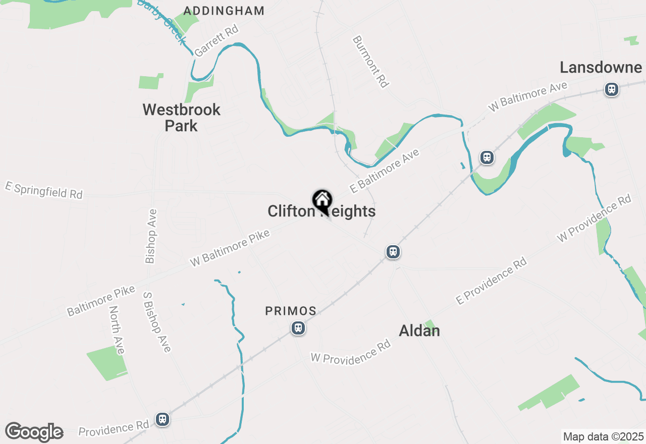 Map of 22 S Springfield Road #E1, Clifton Heights, PA 19018