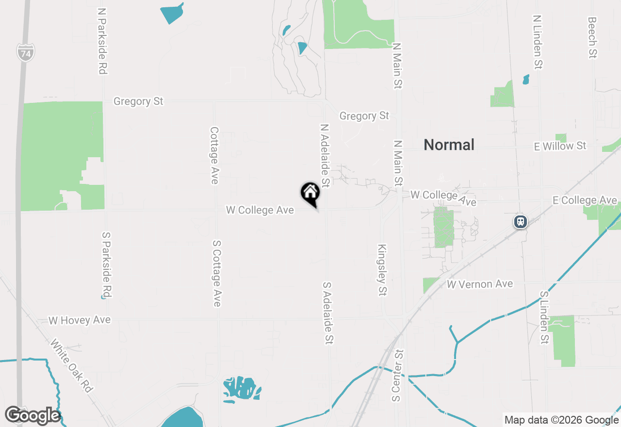 Map of 811 W College Avenue, Normal, IL 61761