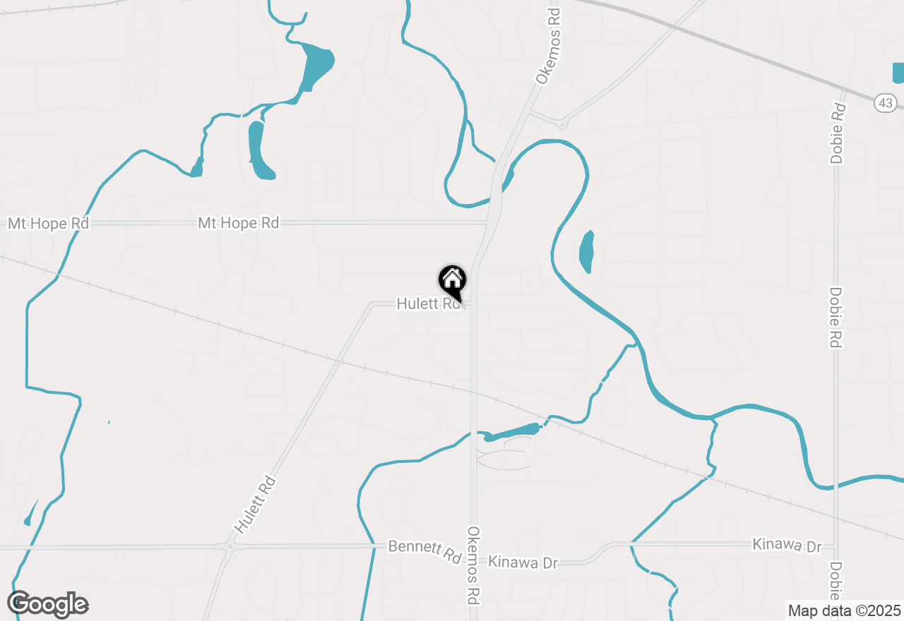 Map of 2283 Hulett Road, Okemos, MI 48864