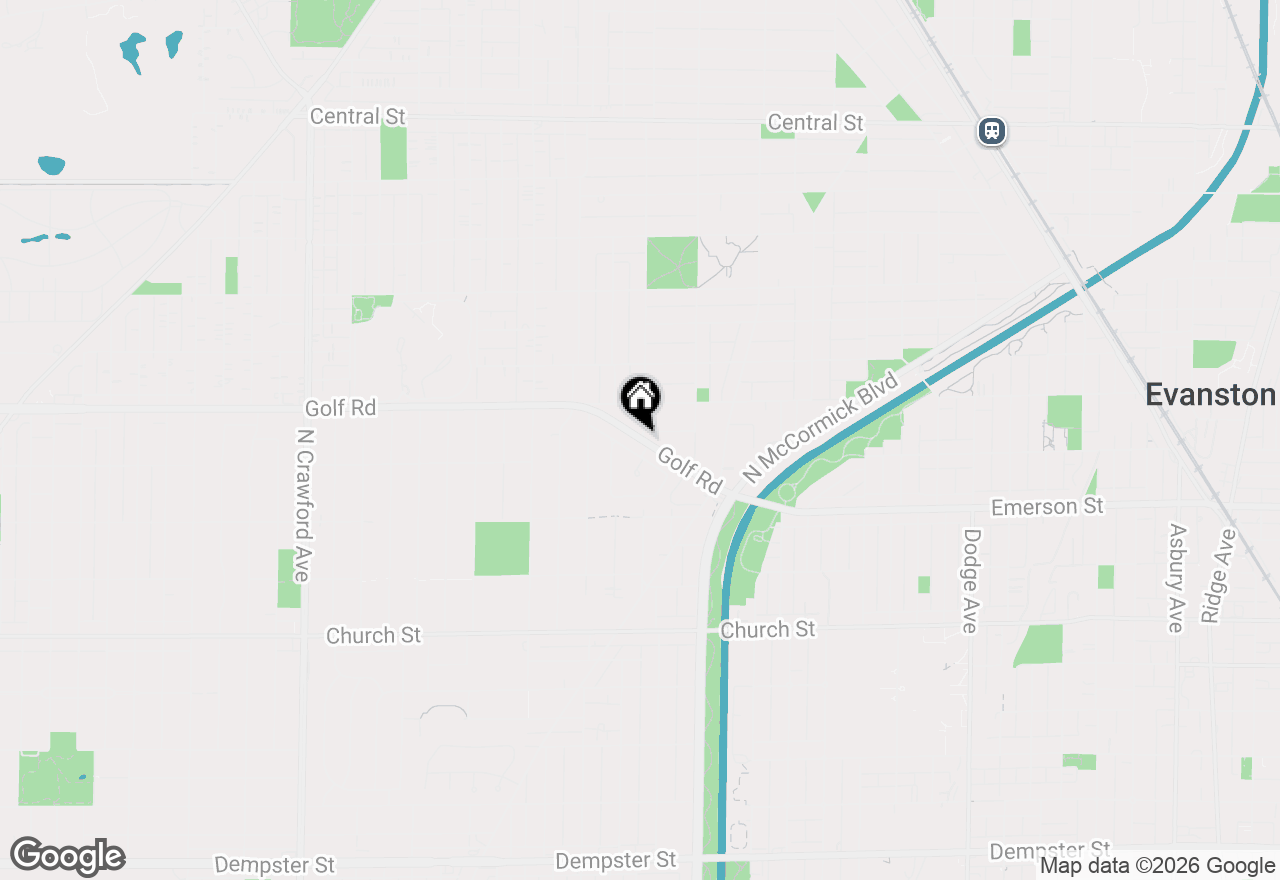 Map of 2727 Elgin Road, Evanston, IL 60201