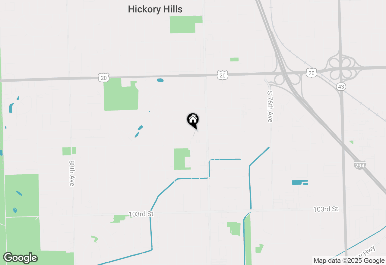 Map of 8101 W 98th Street, Palos Hills, IL 60465