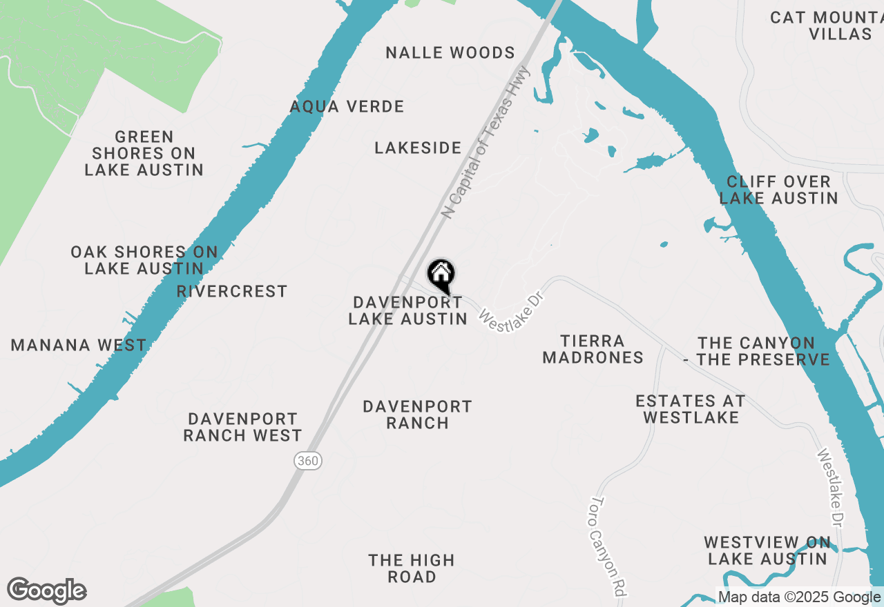 Map of 4250 Westlake Dr, Austin, TX 78746