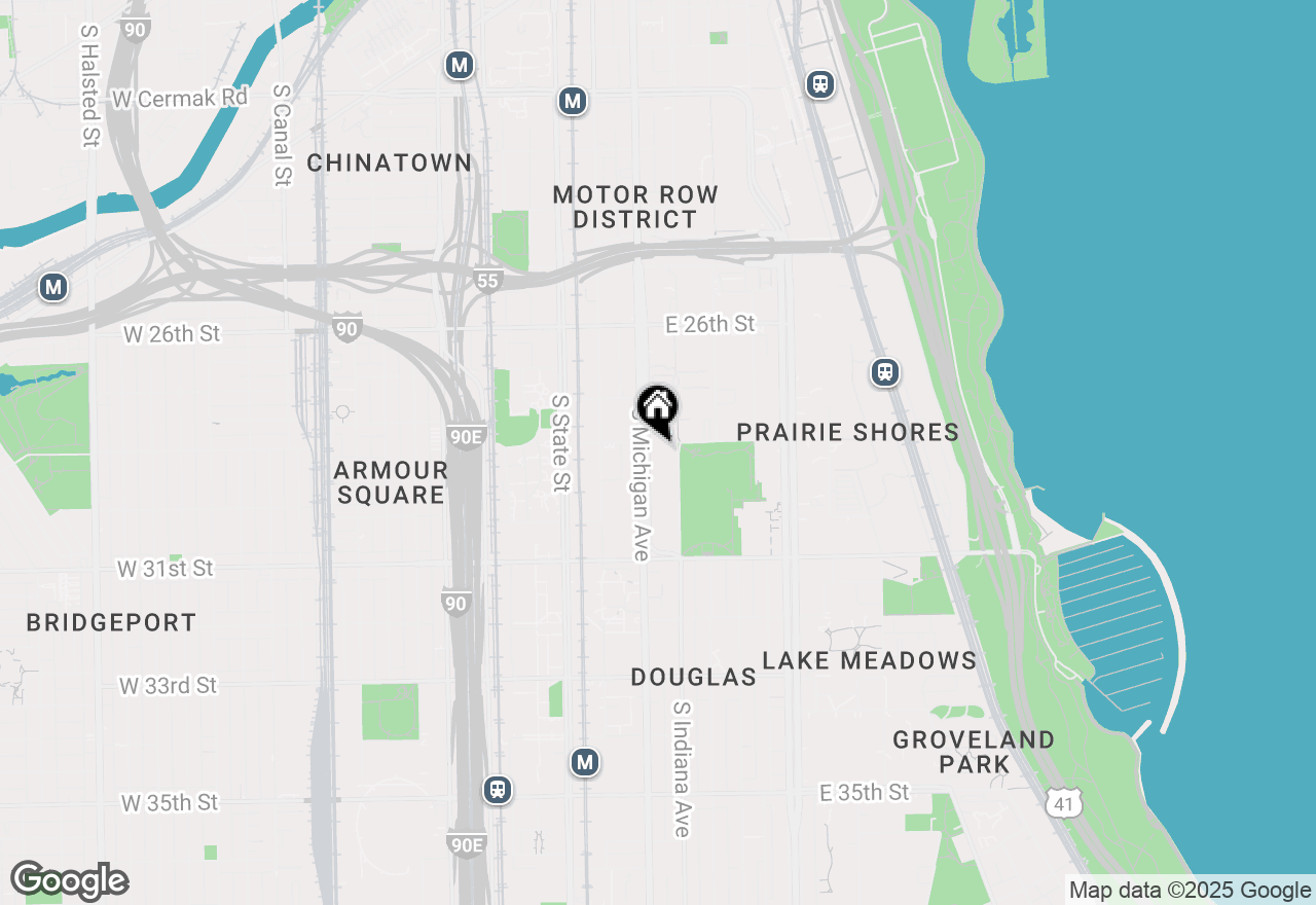 Map of 2901 S Michigan Avenue #908, Chicago, IL 60616