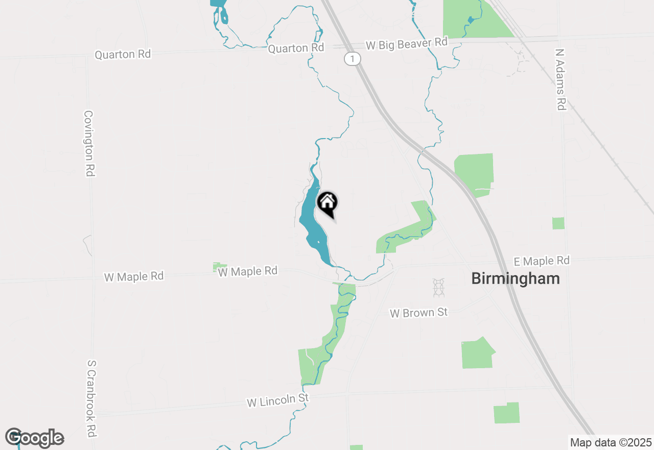 Map of 440 Lakeside Drive, Birmingham, MI 48009