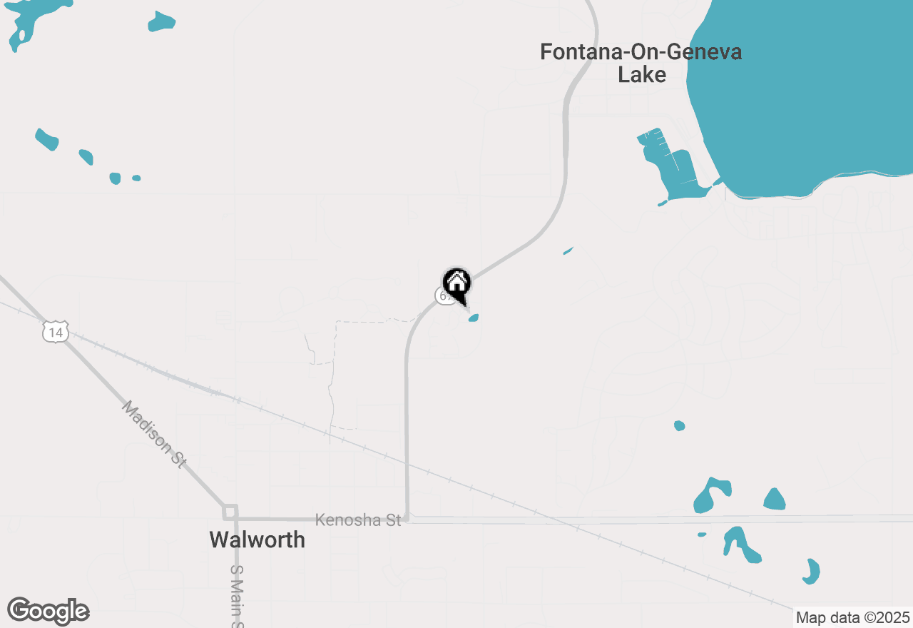 Map of 840 Woodland Court #EE-4, Fontana,  53128