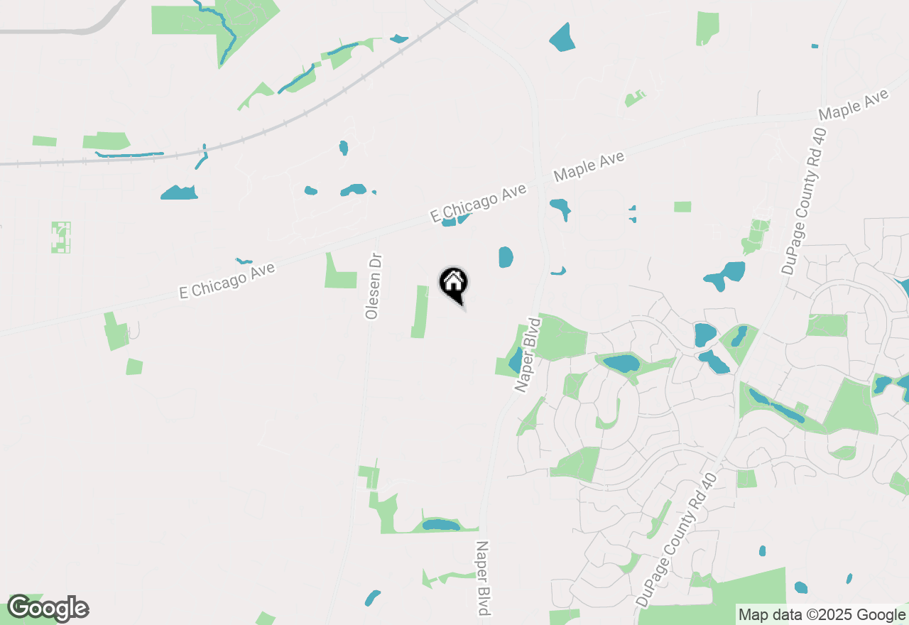 Map of 210 Westmoreland Lane, Naperville, IL 60540