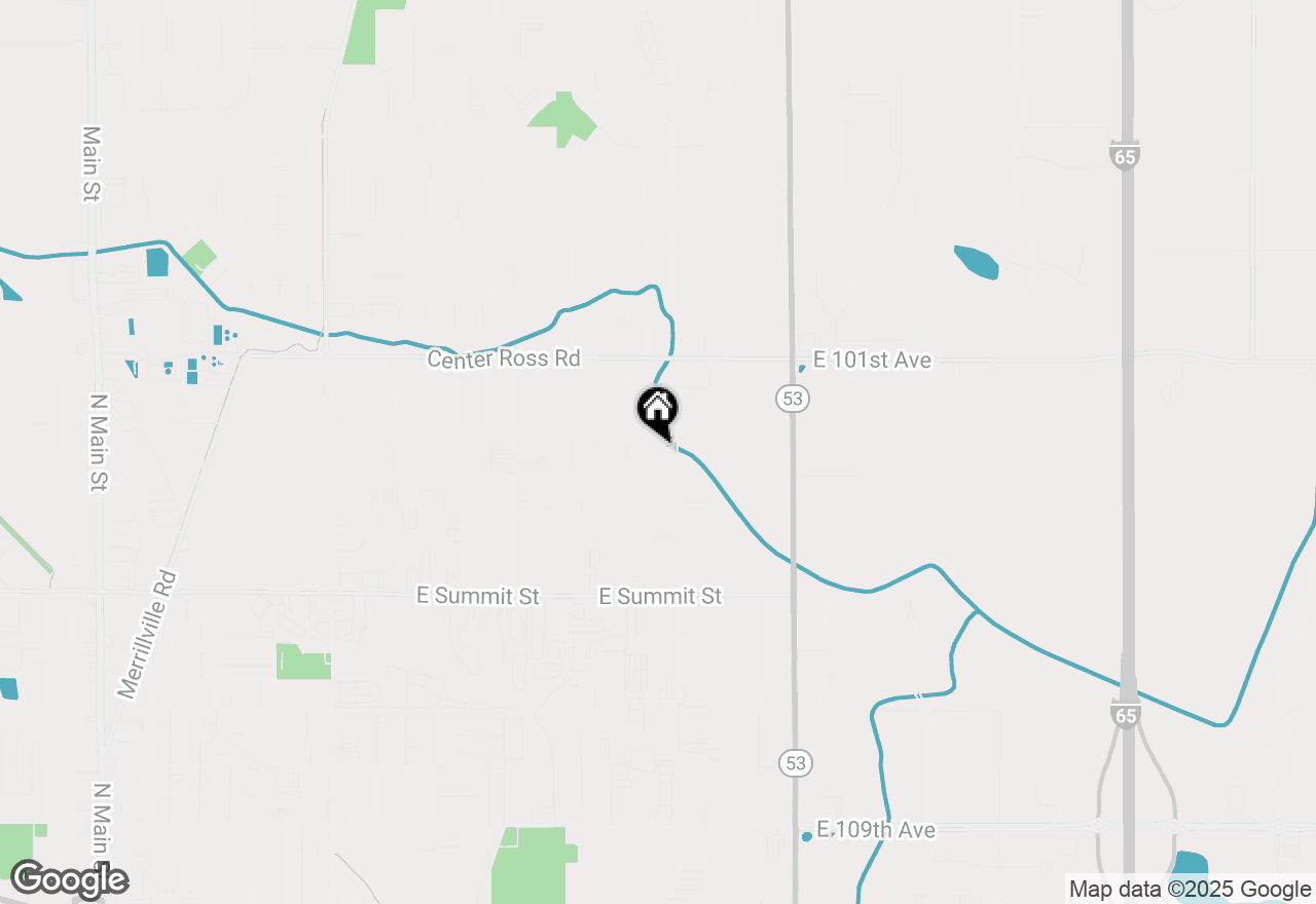 Map of 10224 Madison Street, Crown Point, IN 46307