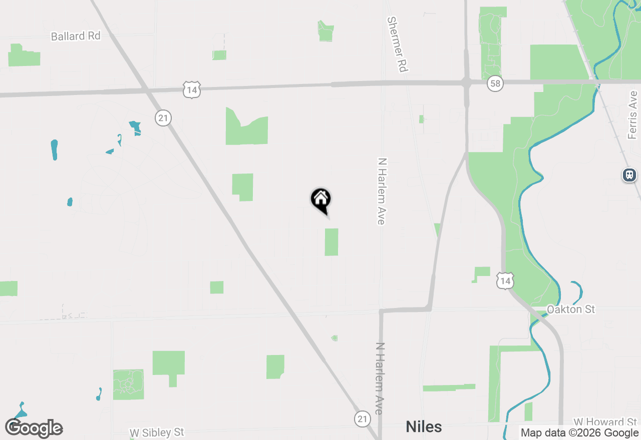 Map of 8312 N Oketo Avenue, Niles, IL 60714