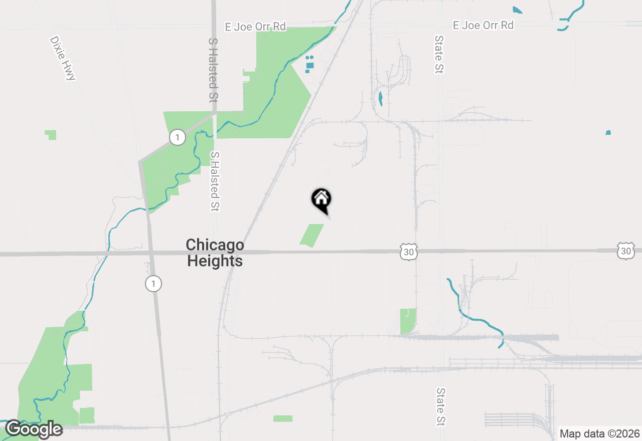 Map of 1244 Center Avenue, Chicago Heights, IL 60411