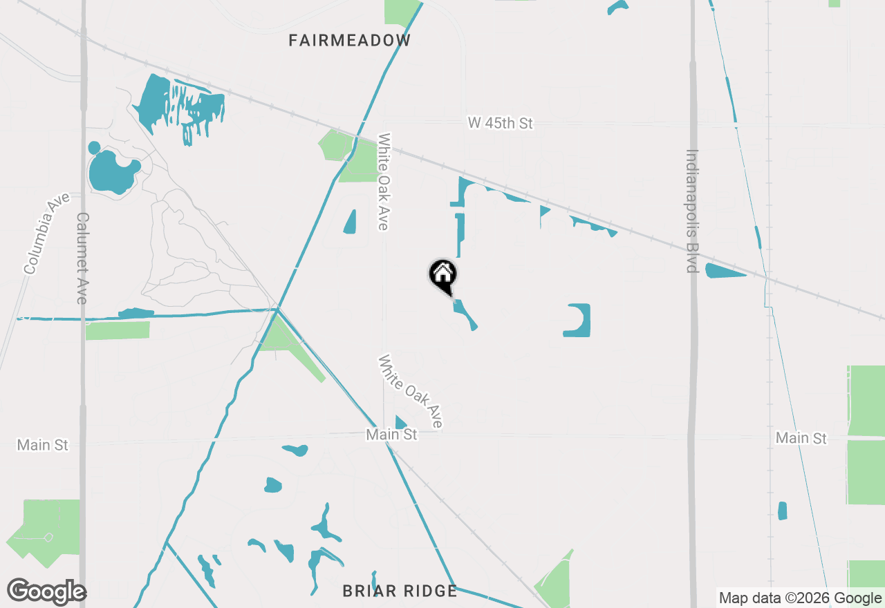 Map of 10135 Cherrywood Lane, Munster, IN 46321