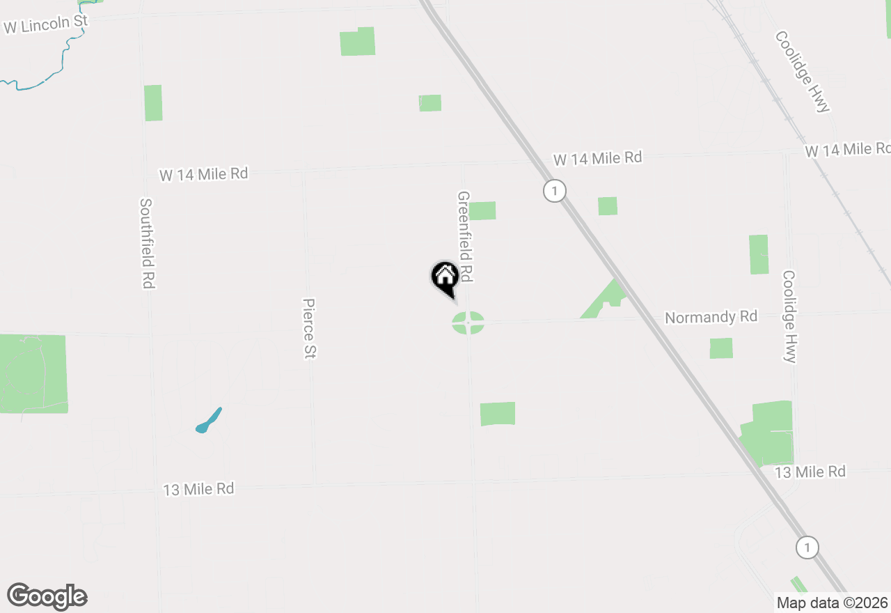 Map of 32200 Verona Circle, Beverly Hills, MI 48025