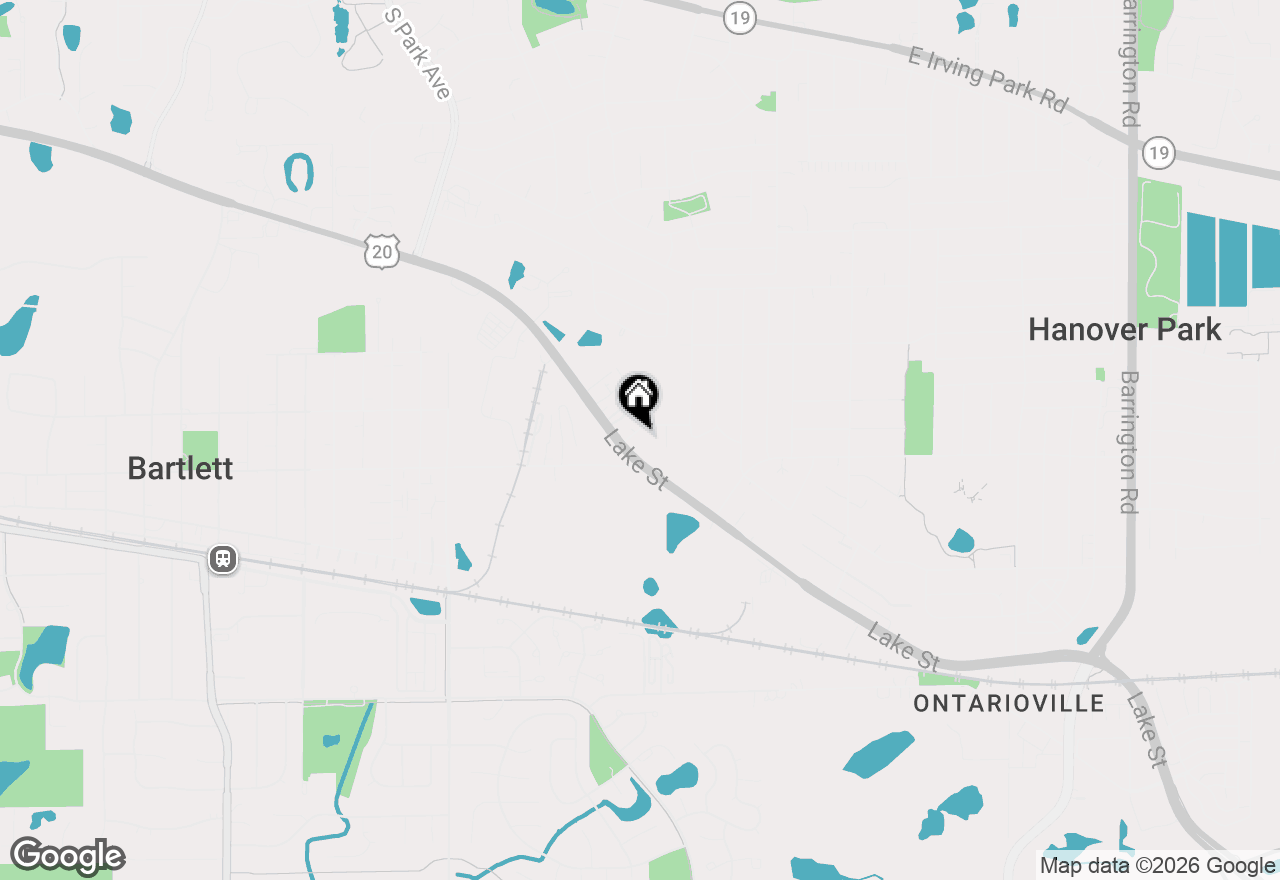 Map of 2500 Mark Thomas Lane #2A, Hanover Park, IL 60133