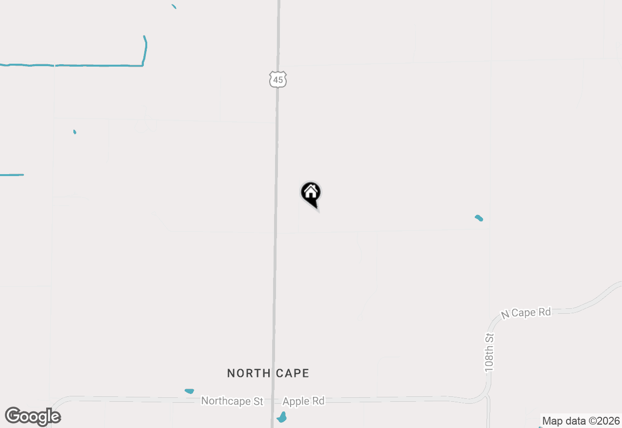 Map of 2992 122nd St, Franksville, WI 53126