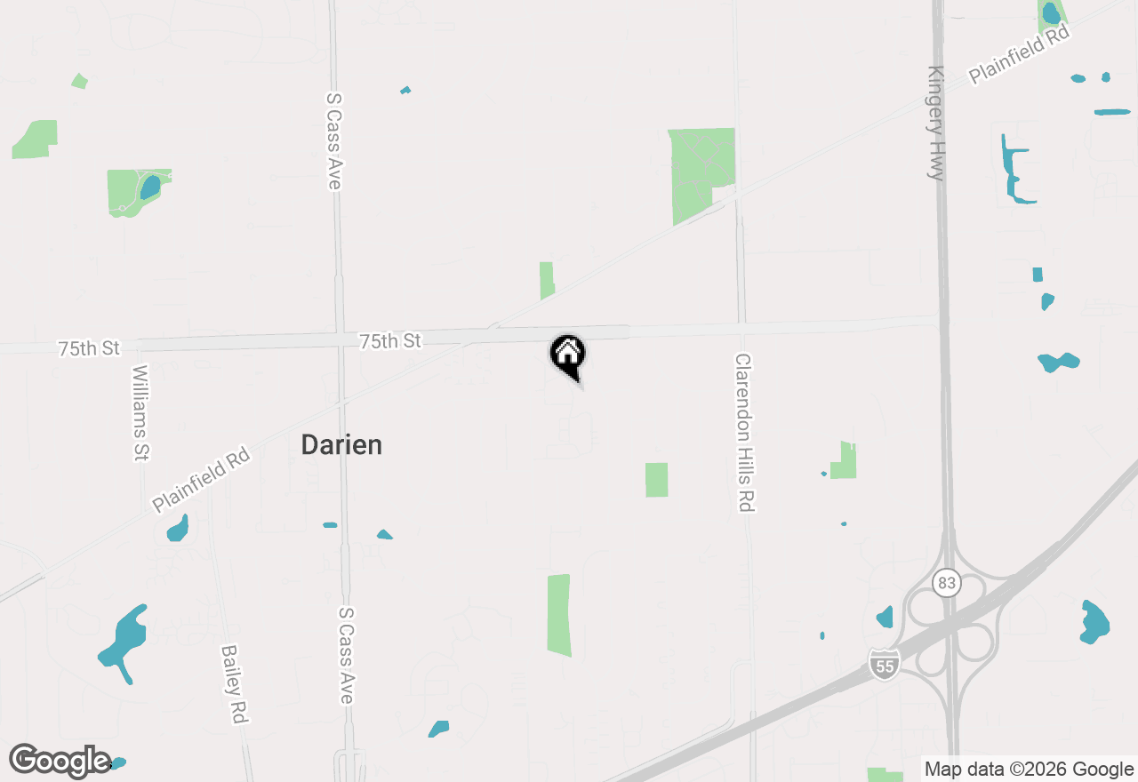 Map of 714 Walnut Drive #205, Darien, IL 60561