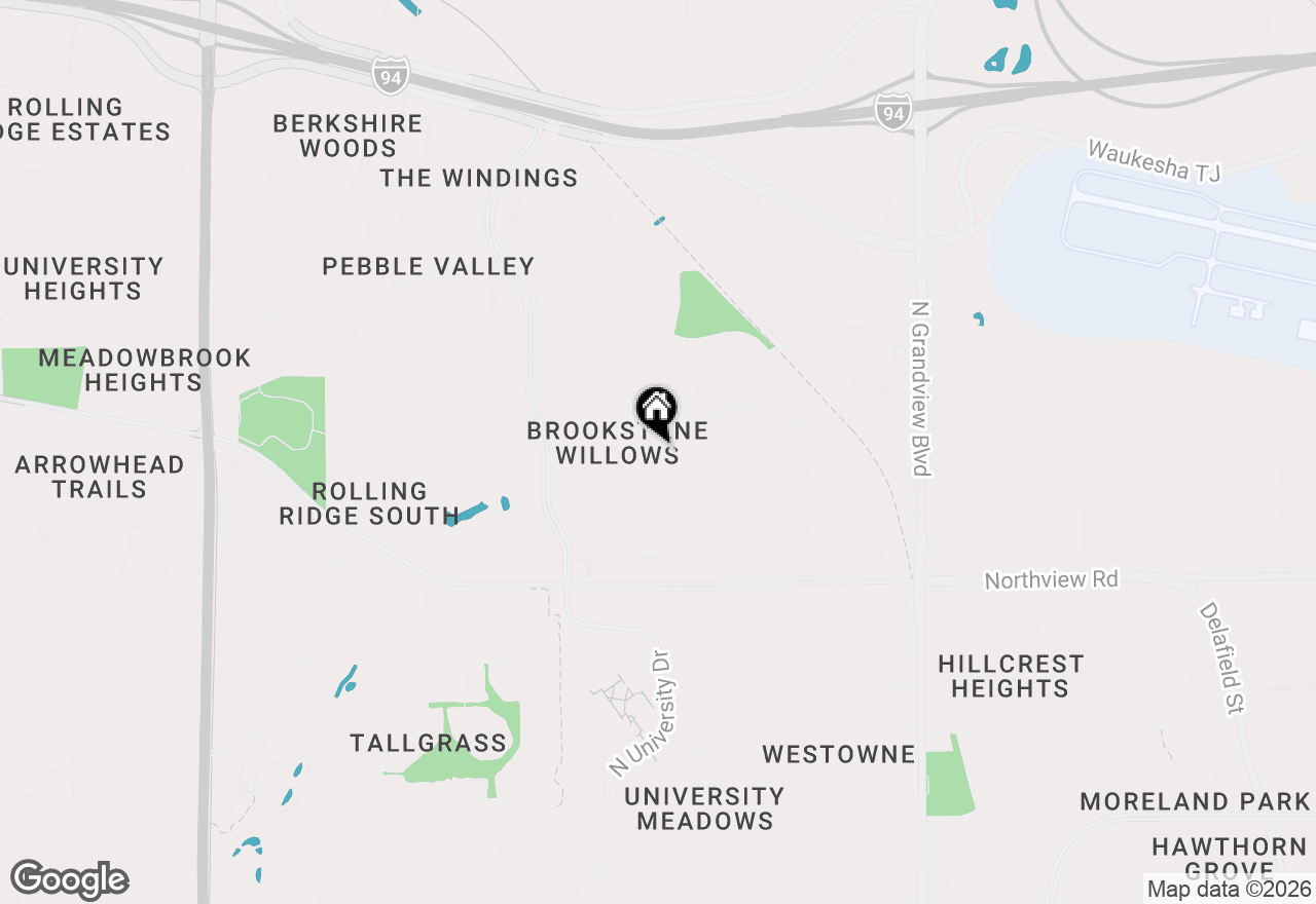 Map of 2456 Emslie Dr, Waukesha, WI 53188