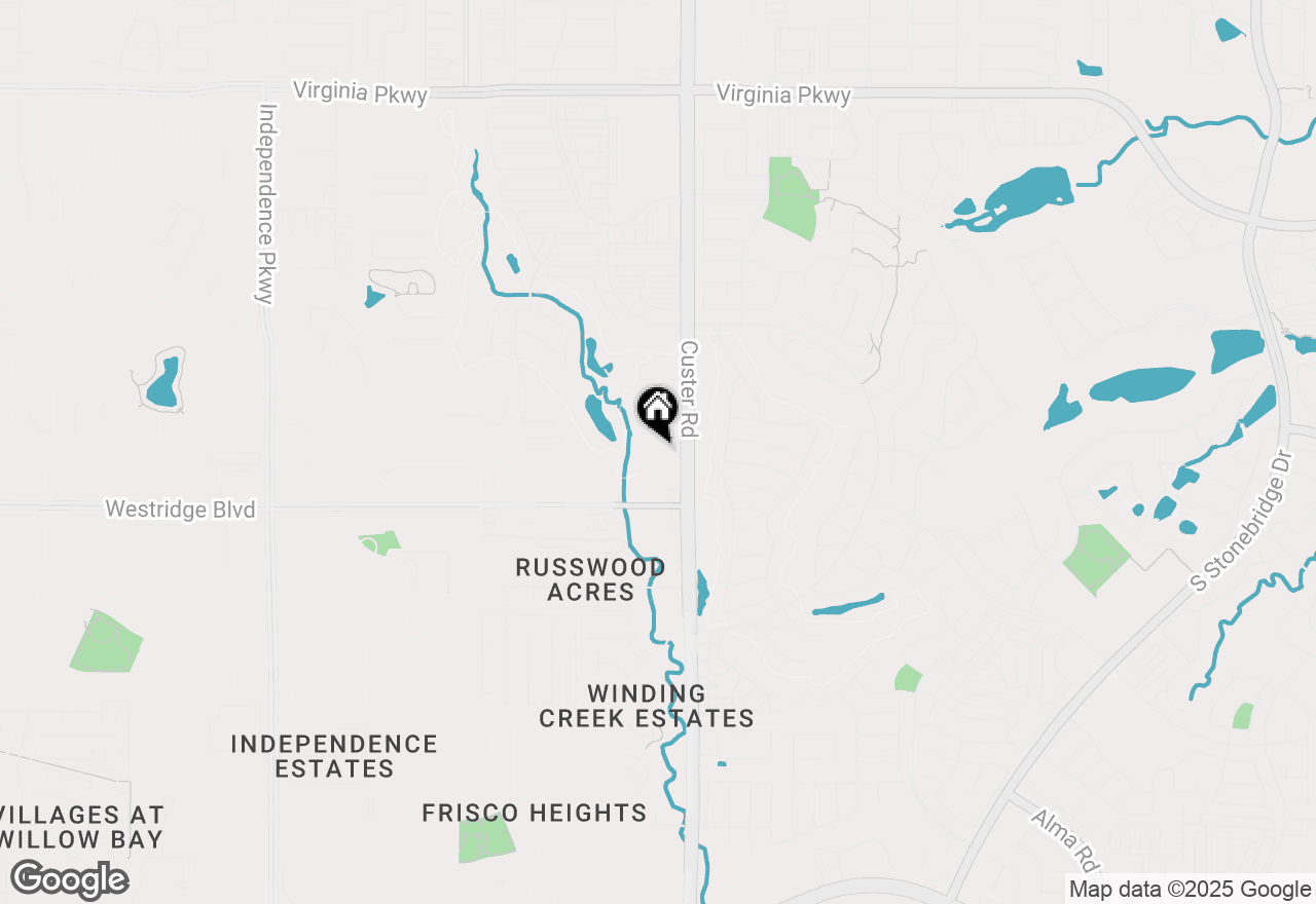 Map of 1402 S Custer Road #601, Mckinney, TX 75072