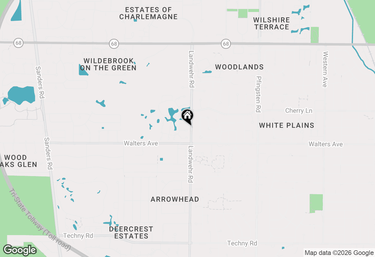 Map of 6 The Court Of Lagoon View, Northbrook, IL 60062