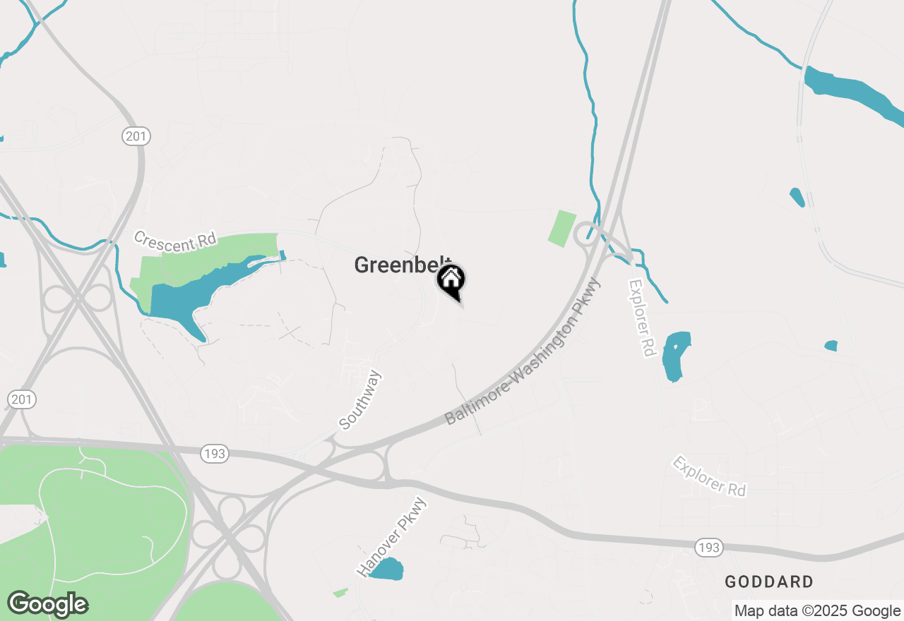 Map of 33 Ridge Road, Greenbelt, MD 20770