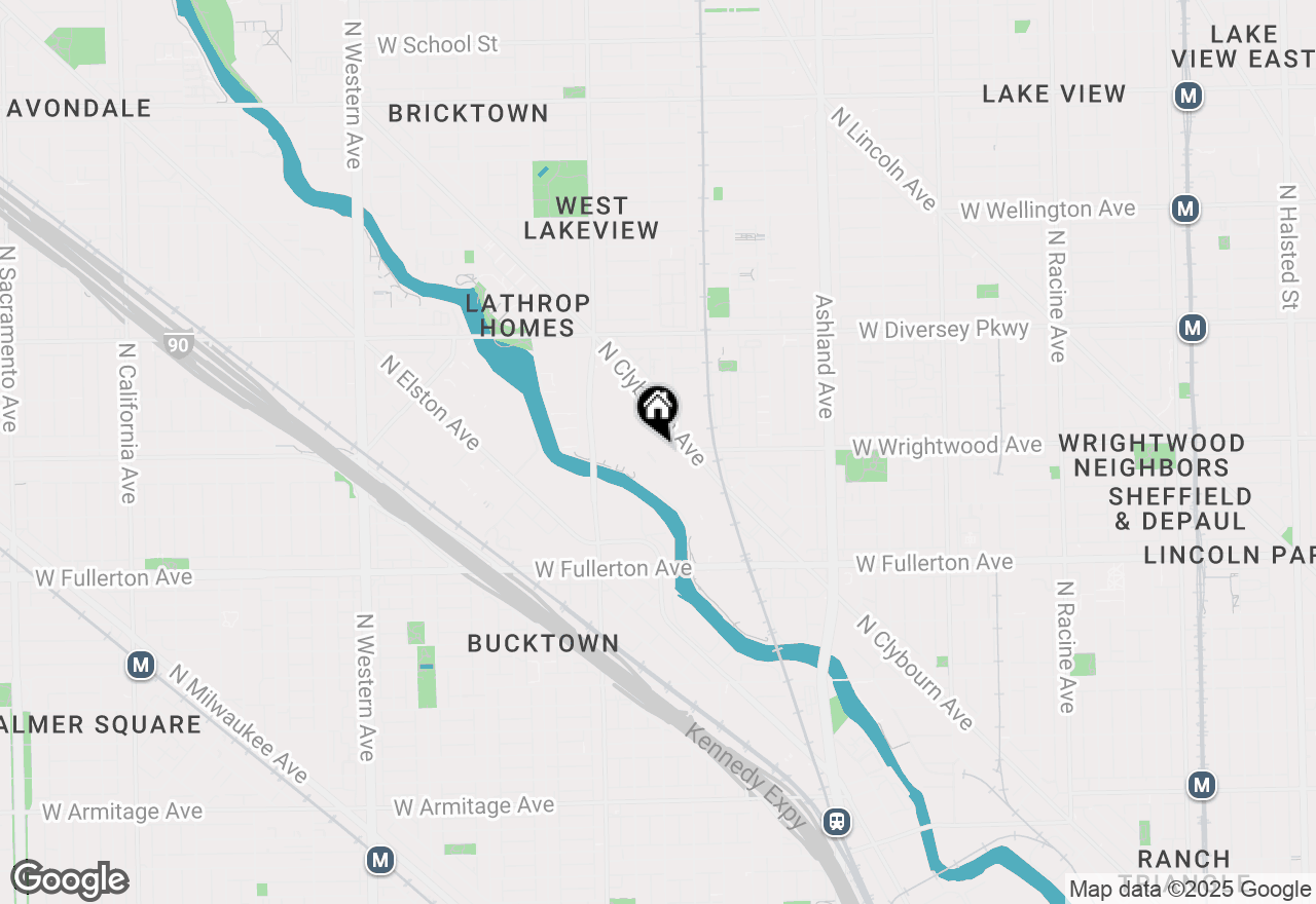 Map of 2614 N Clybourn Avenue #311, Chicago, IL 60614