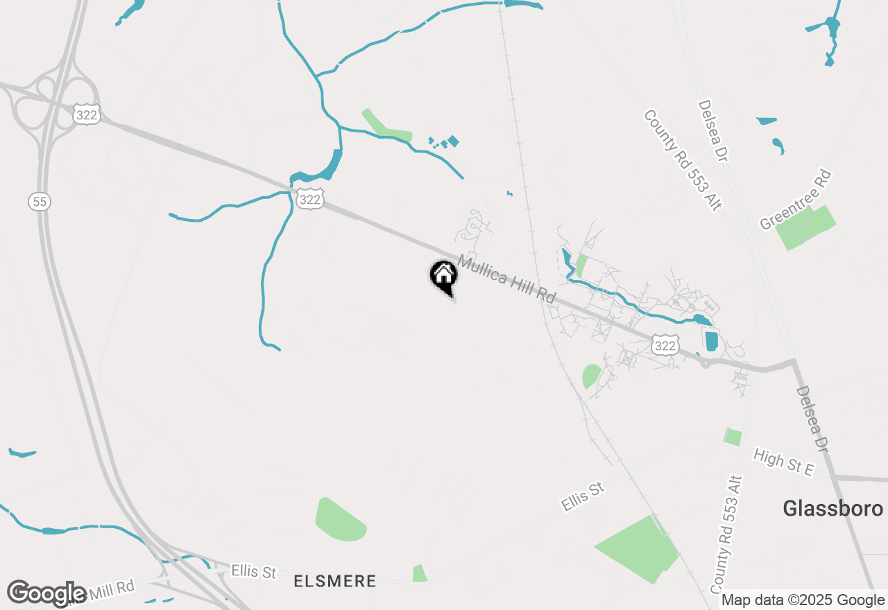 Map of 412 Swarthmore Road, Glassboro, NJ 08028