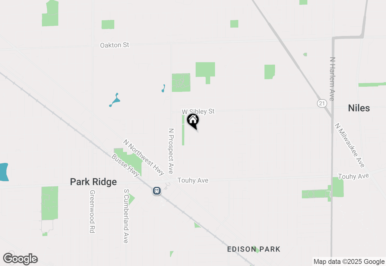 Map of 410 N Washington Avenue, Park Ridge, IL 60068