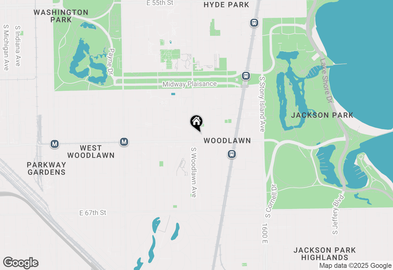 Map of 6241 S Woodlawn Avenue, Chicago, IL 60637