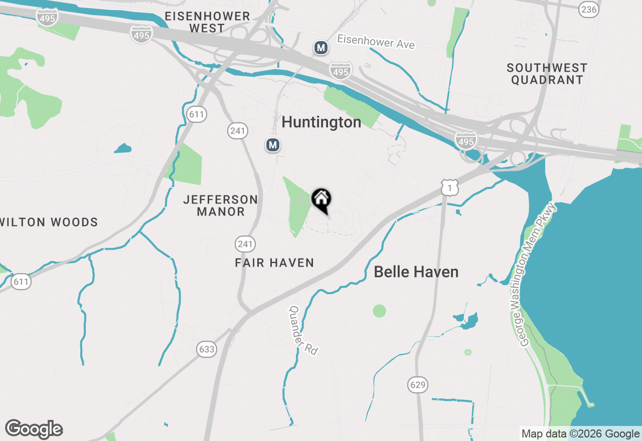 Map of 5902 Mount Eagle Drive #809, Alexandria, VA 22303