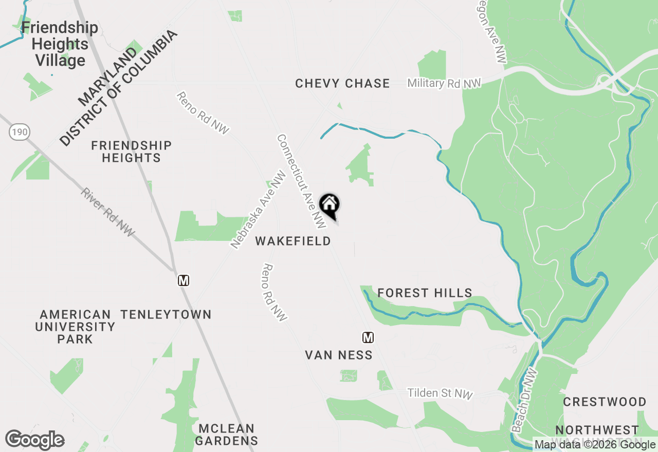 Map of 4707 Connecticut Avenue Nw #107, Washington, DC 20008