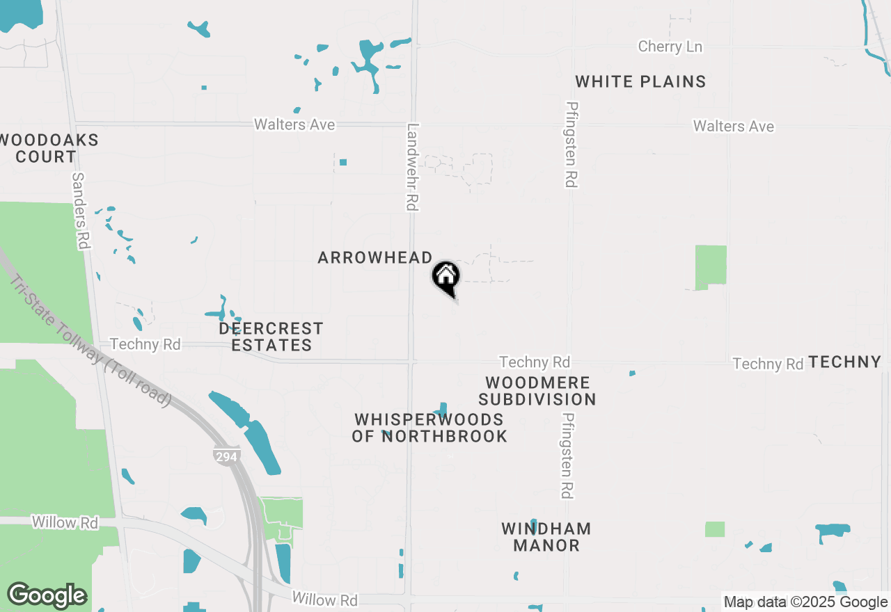 Map of 1825 Ivy Lane, Northbrook, IL 60062