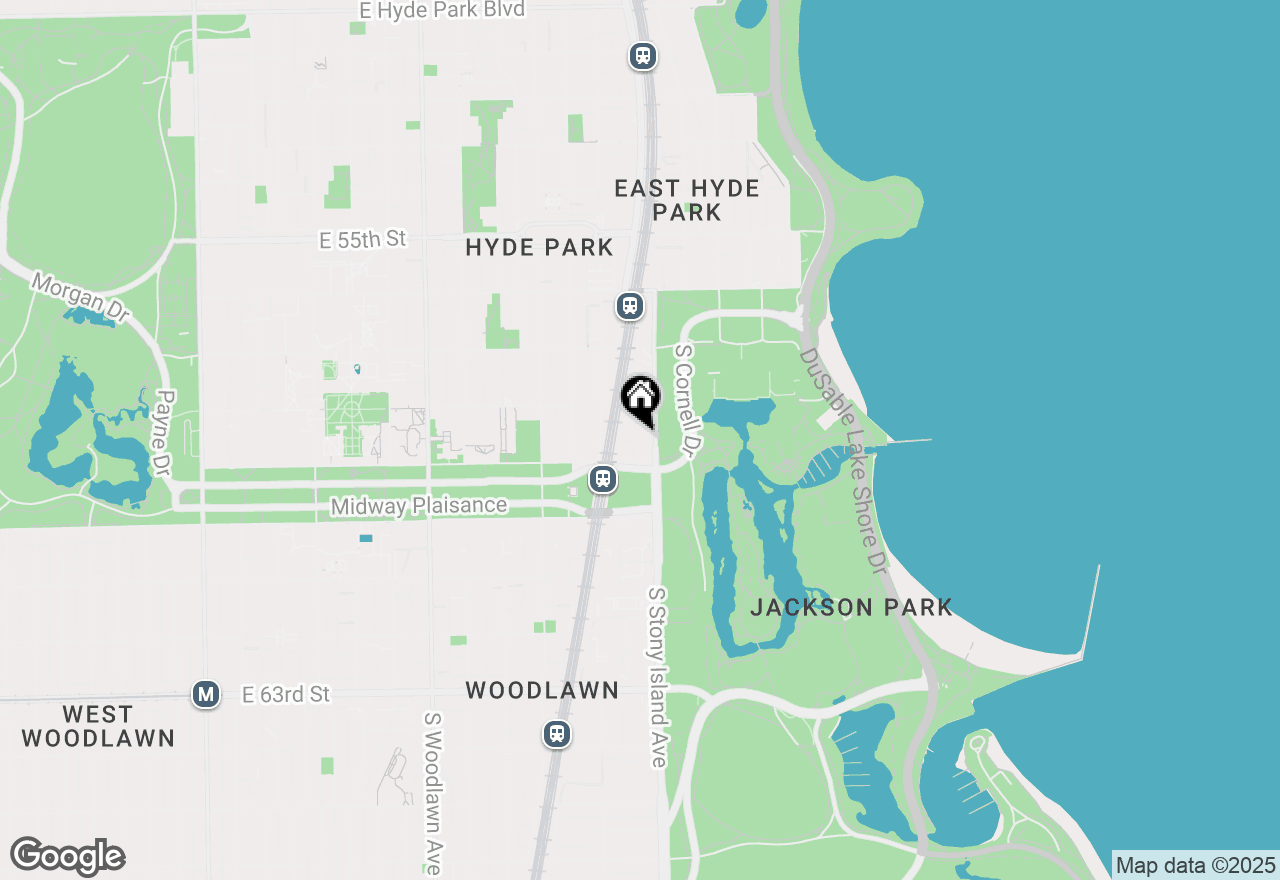 Map of 5836 S Stony Island Avenue #3D, Chicago, IL 60637