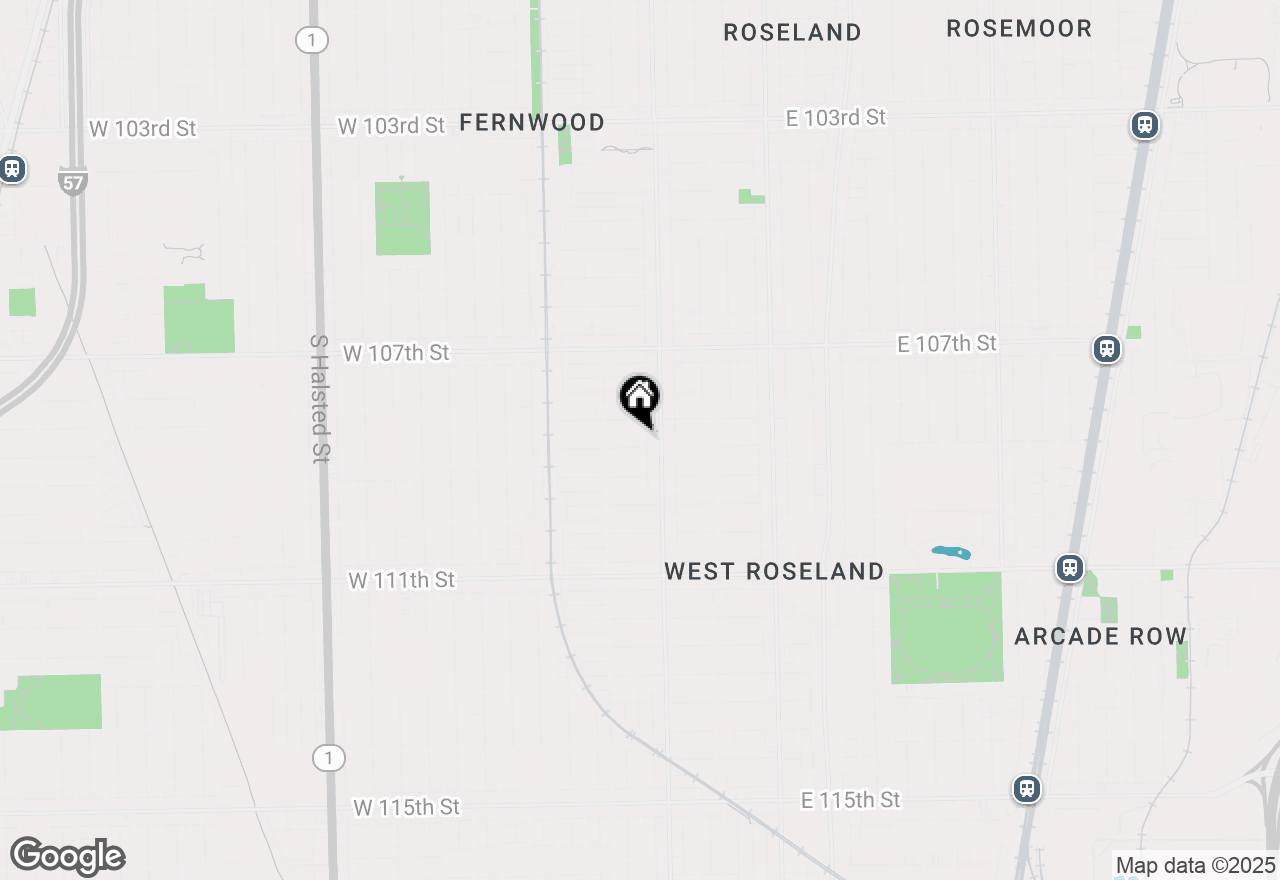 Map of 221 W 108th Place, Chicago, IL 60628