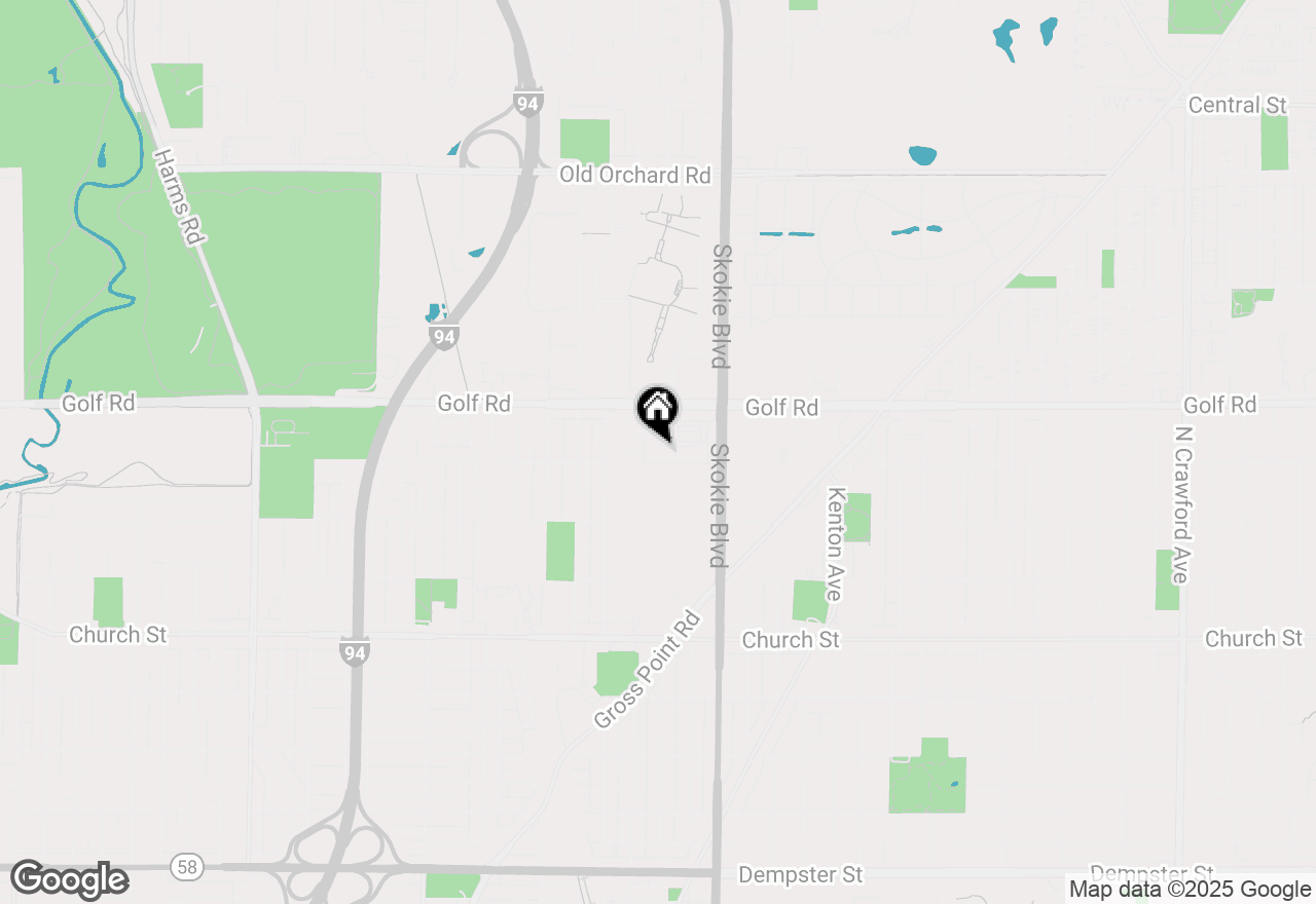 Map of 4900 Foster Street #410, Skokie, IL 60077