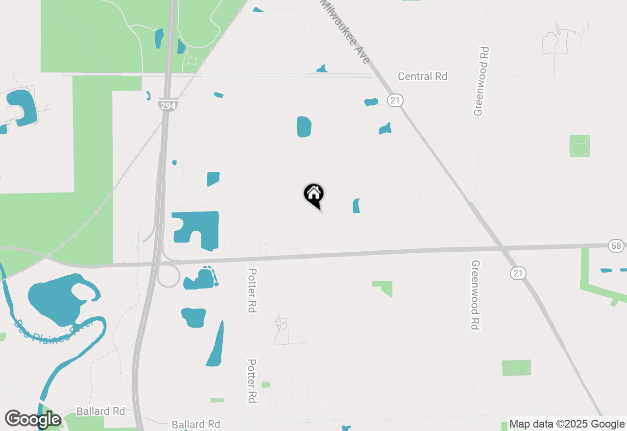 Map of 9701 N Dee Road #6H, Niles, IL 60714