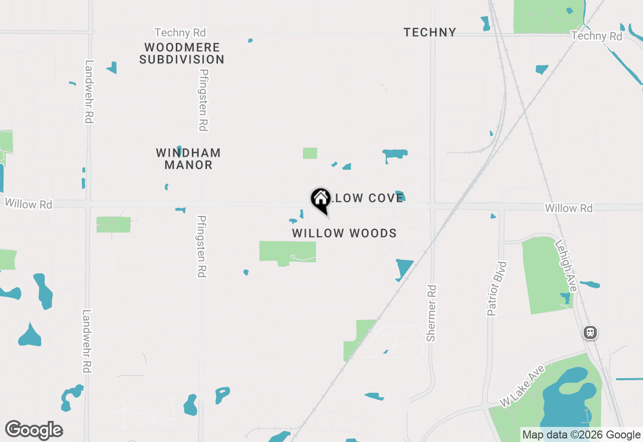 Map of 2659 Greenwood Road, Northbrook, IL 60062
