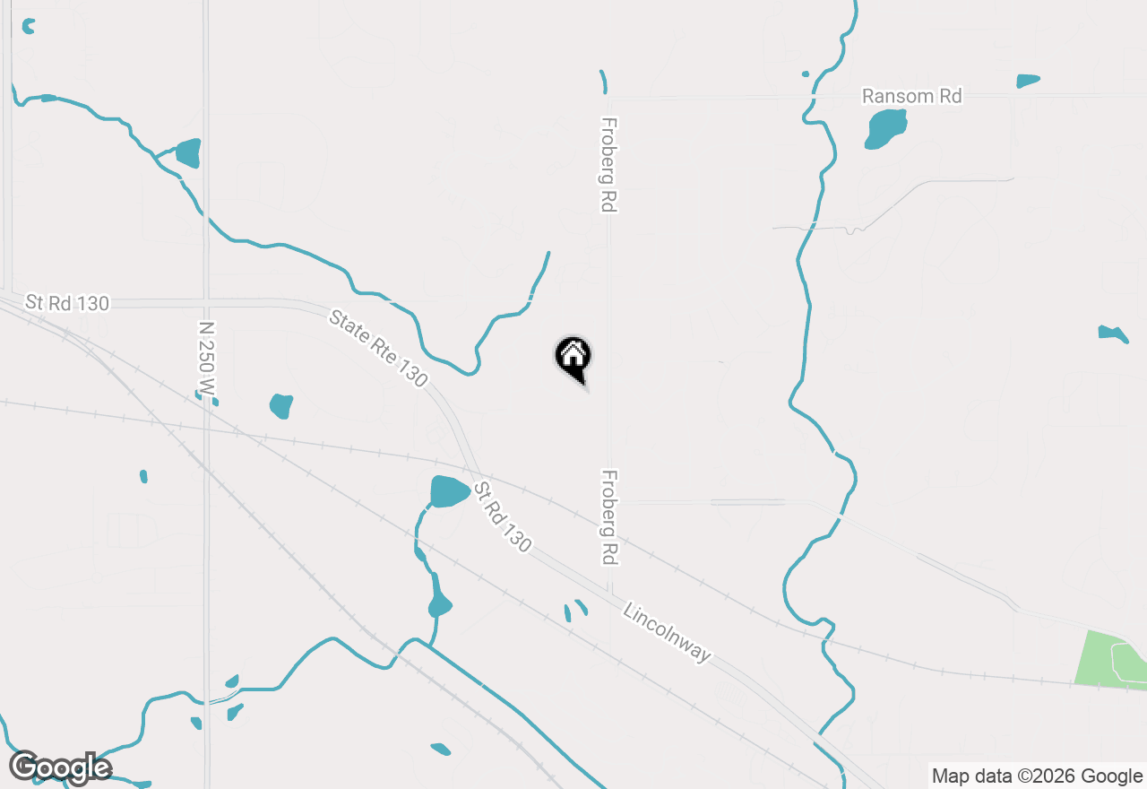 Map of 2956 Brisbane Drive, Valparaiso, IN 46385