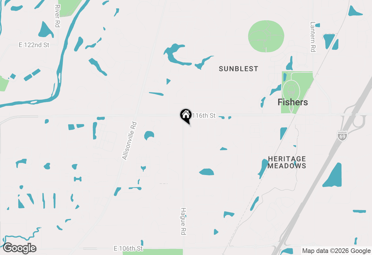 Map of 11515 Timberlake Lane, Fishers, IN 46038