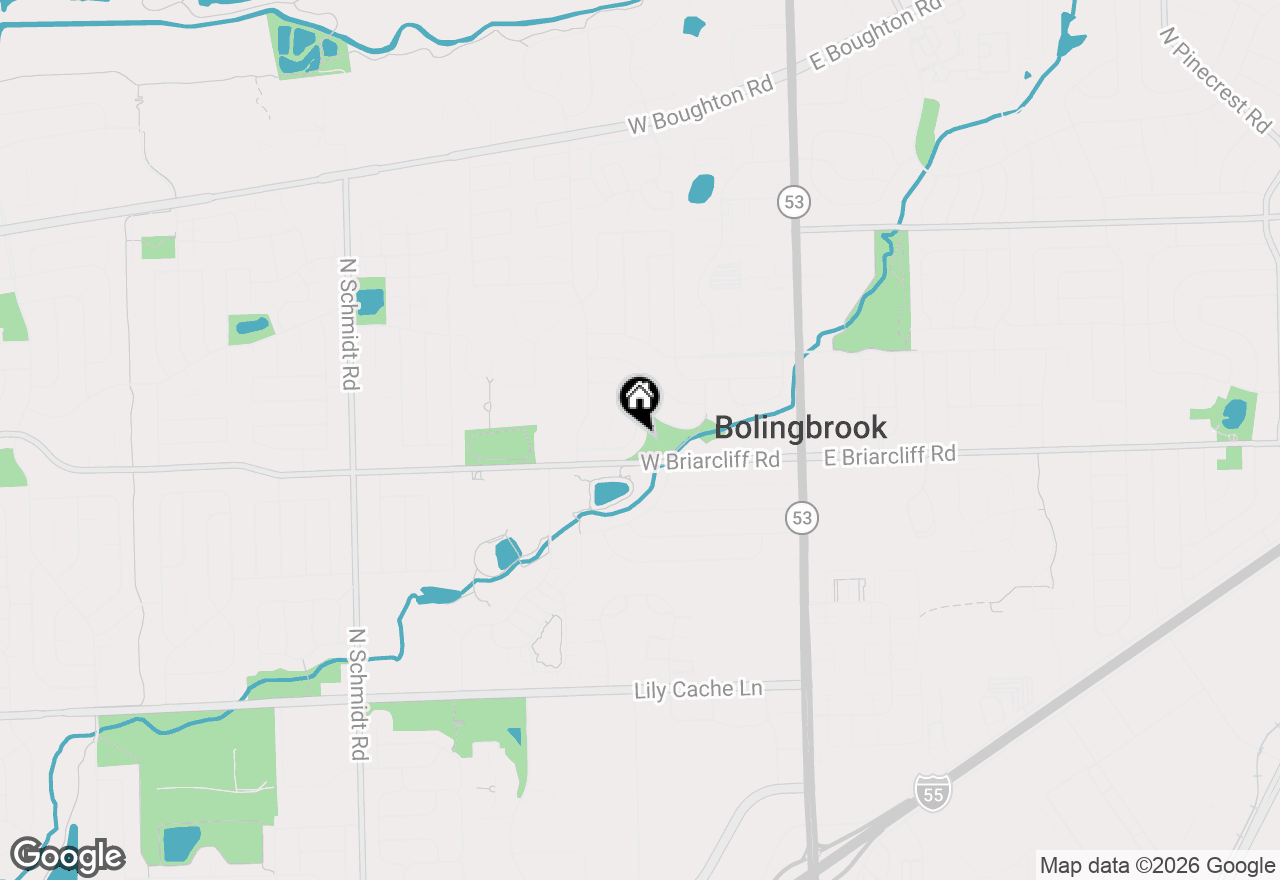 Map of 221 Davis Lane, Bolingbrook, IL 60440