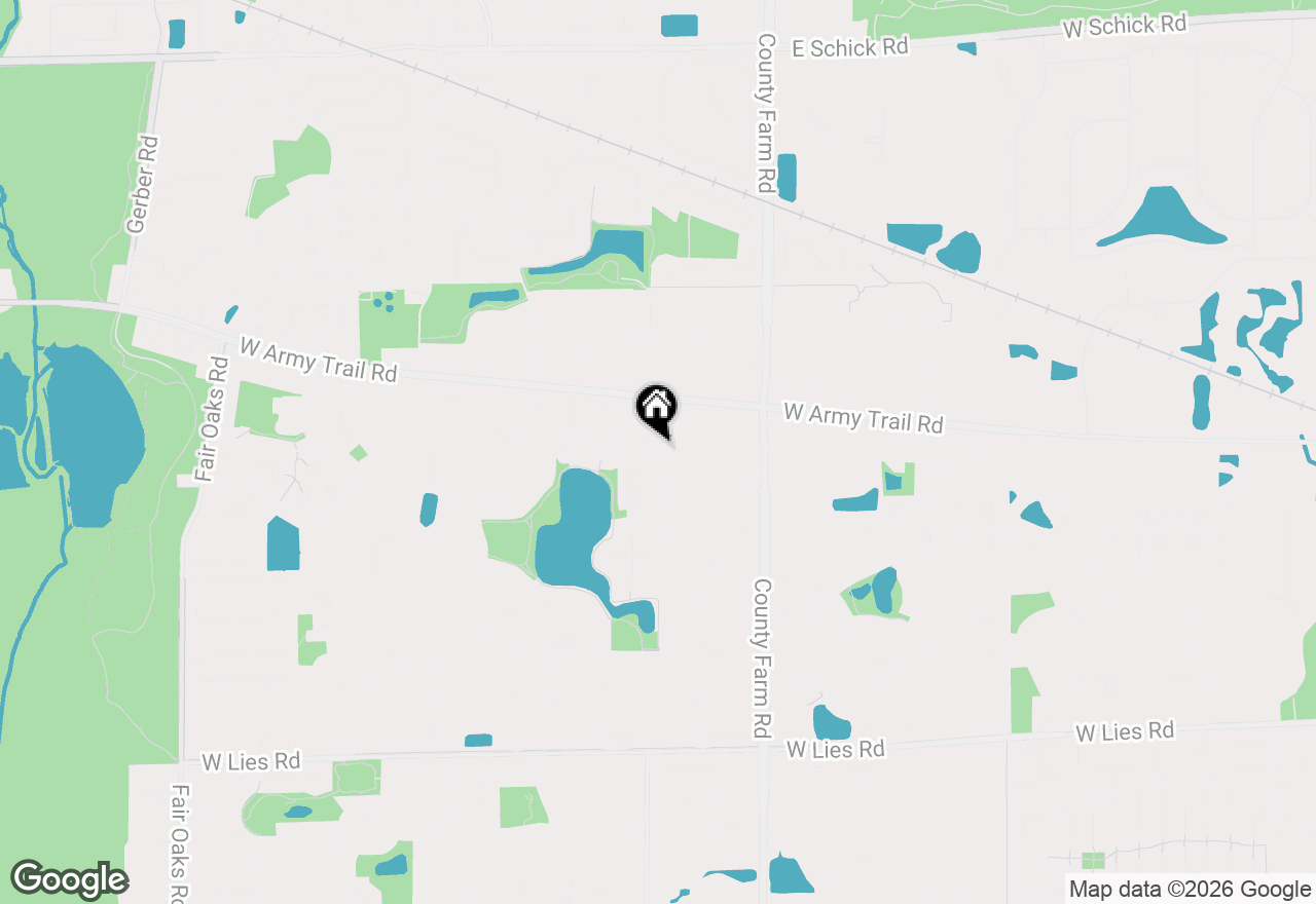 Map of 1327 Coldspring Road, Carol Stream, IL 60188