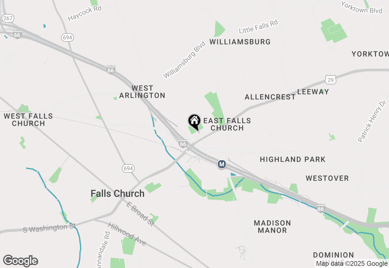 Map of 2331 N Van Buren Court, Arlington, VA 22205