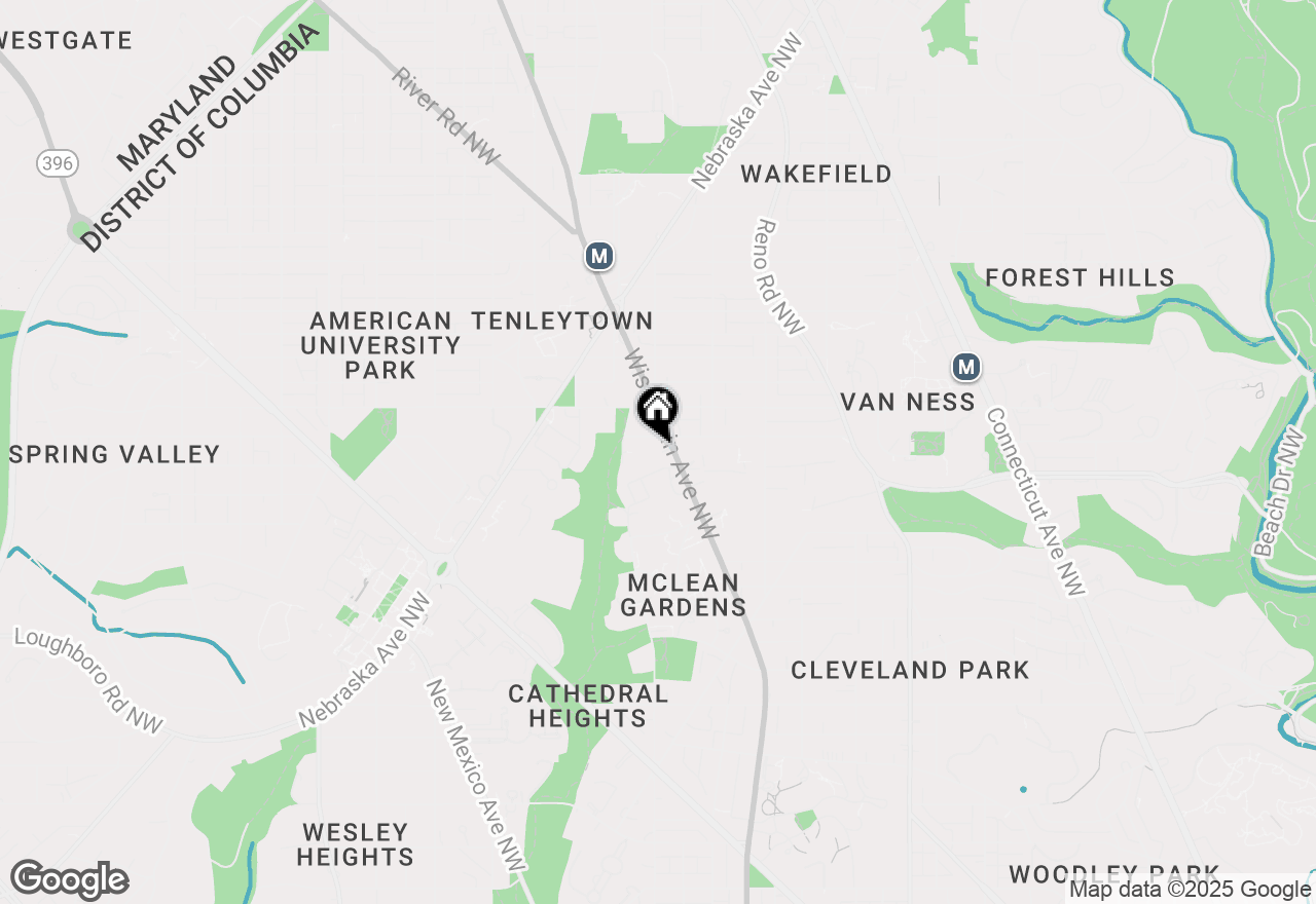 Map of 4000 Wisconsin Avenue Nw #1B-4K-227, Washington, DC 20016