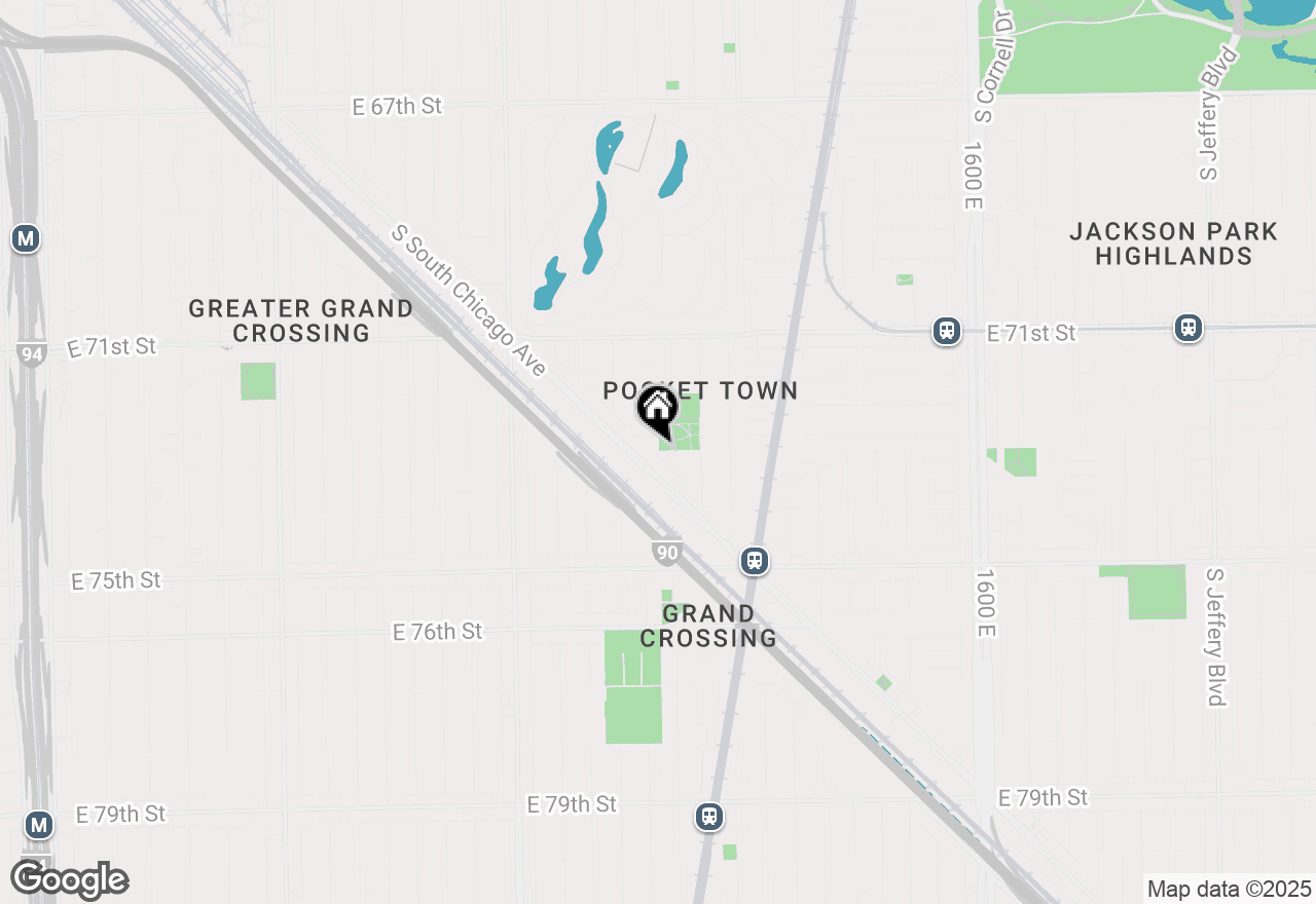 Map of 1451-53 E 73rd Street, Chicago, IL 60619