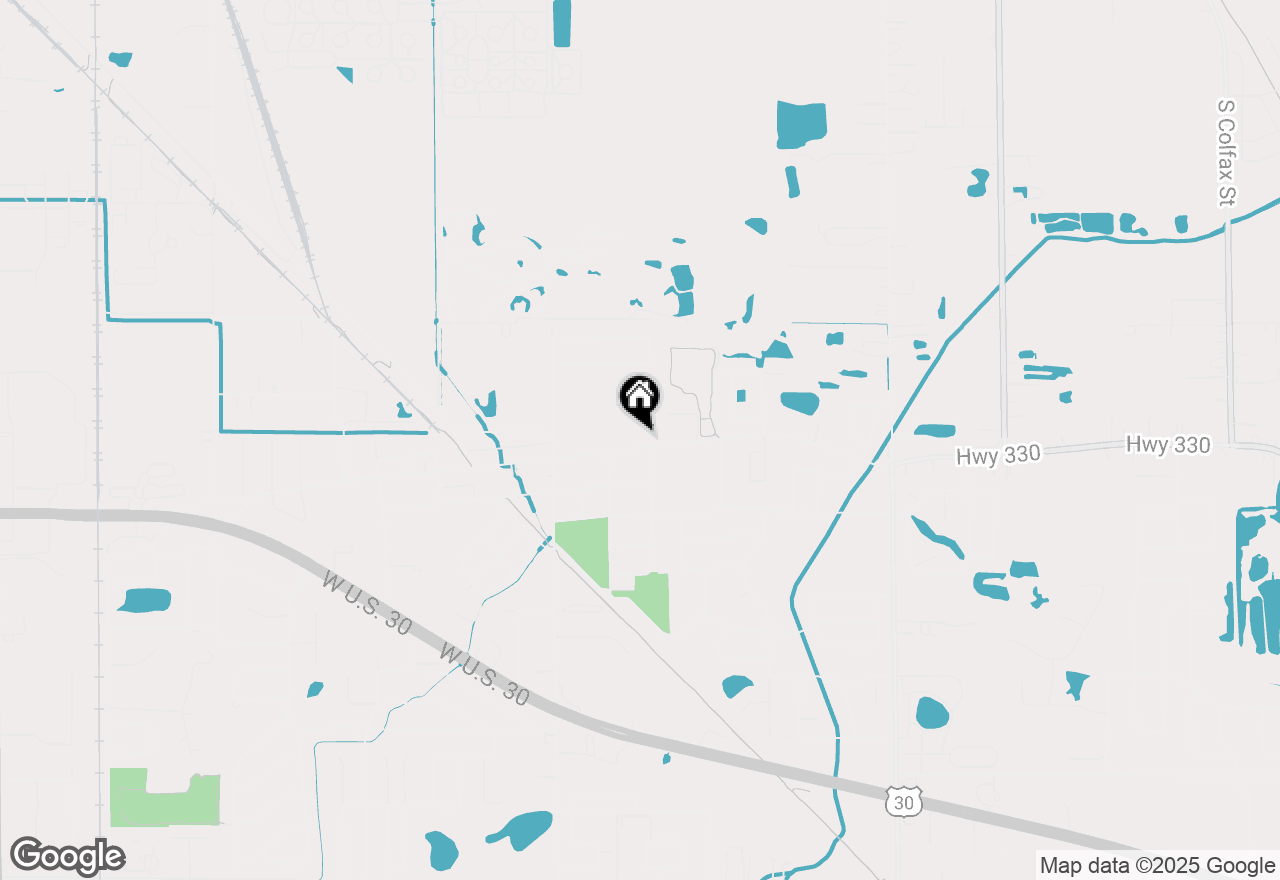 Map of 328 E Joliet Street, Schererville, IN 46375