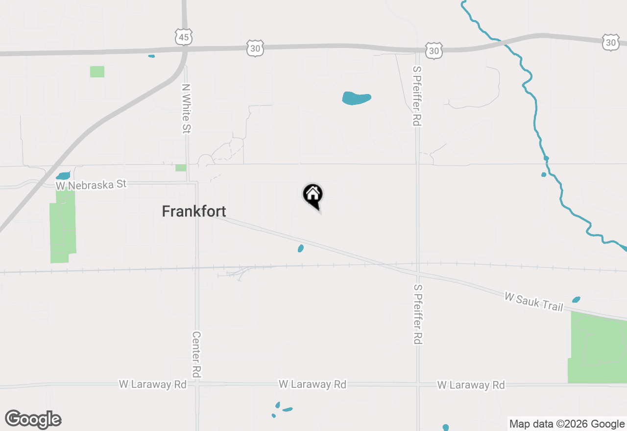 Map of 376 Nevada A Court, Frankfort, IL 60423