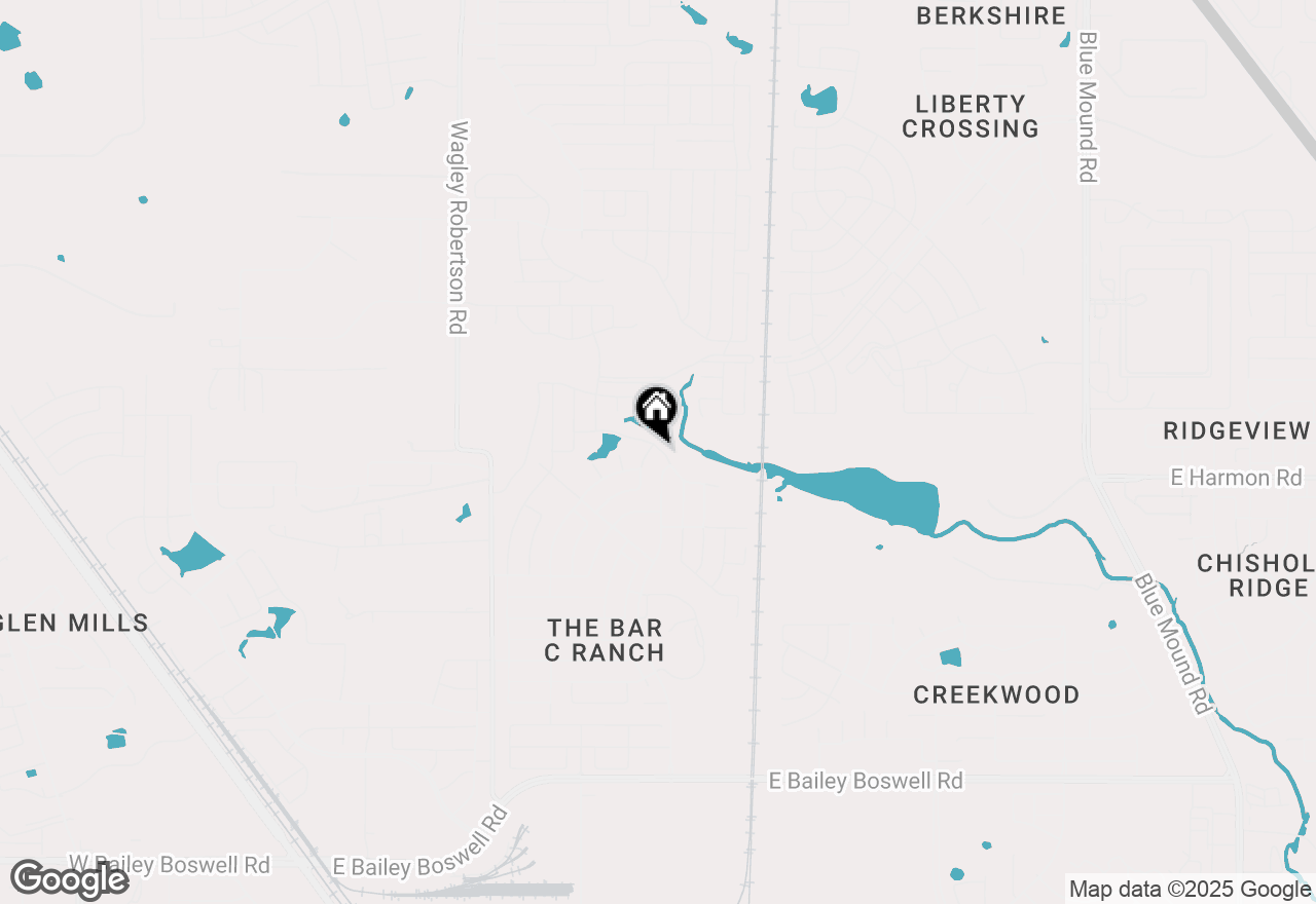 Map of 8640 Caldera Lane, Fort Worth, TX 76131