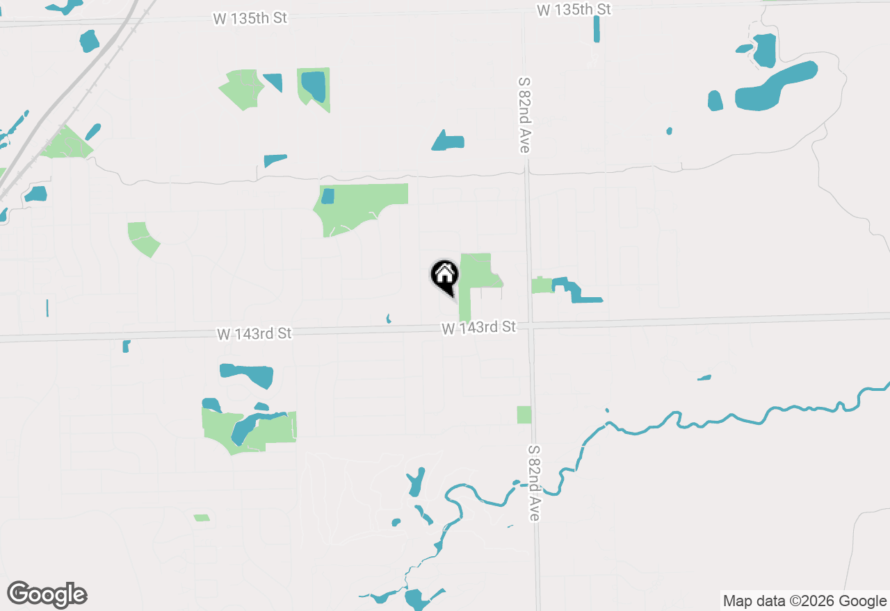 Map of 14227 Margerita Avenue, Orland Park, IL 60462