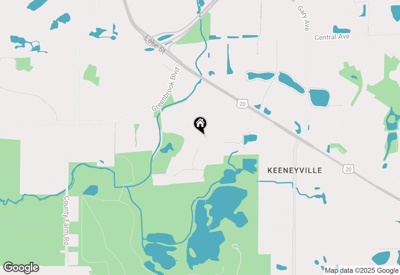 Map of 1241 Hialeah Lane, Hanover Park, IL 60133