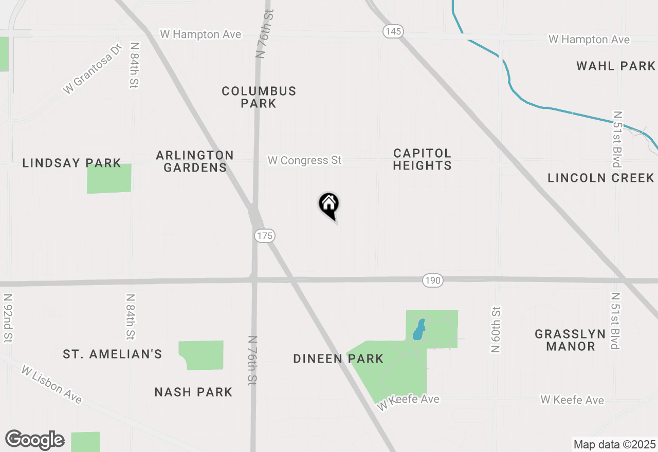 Map of 4163 N 71st St, Milwaukee, WI 53216