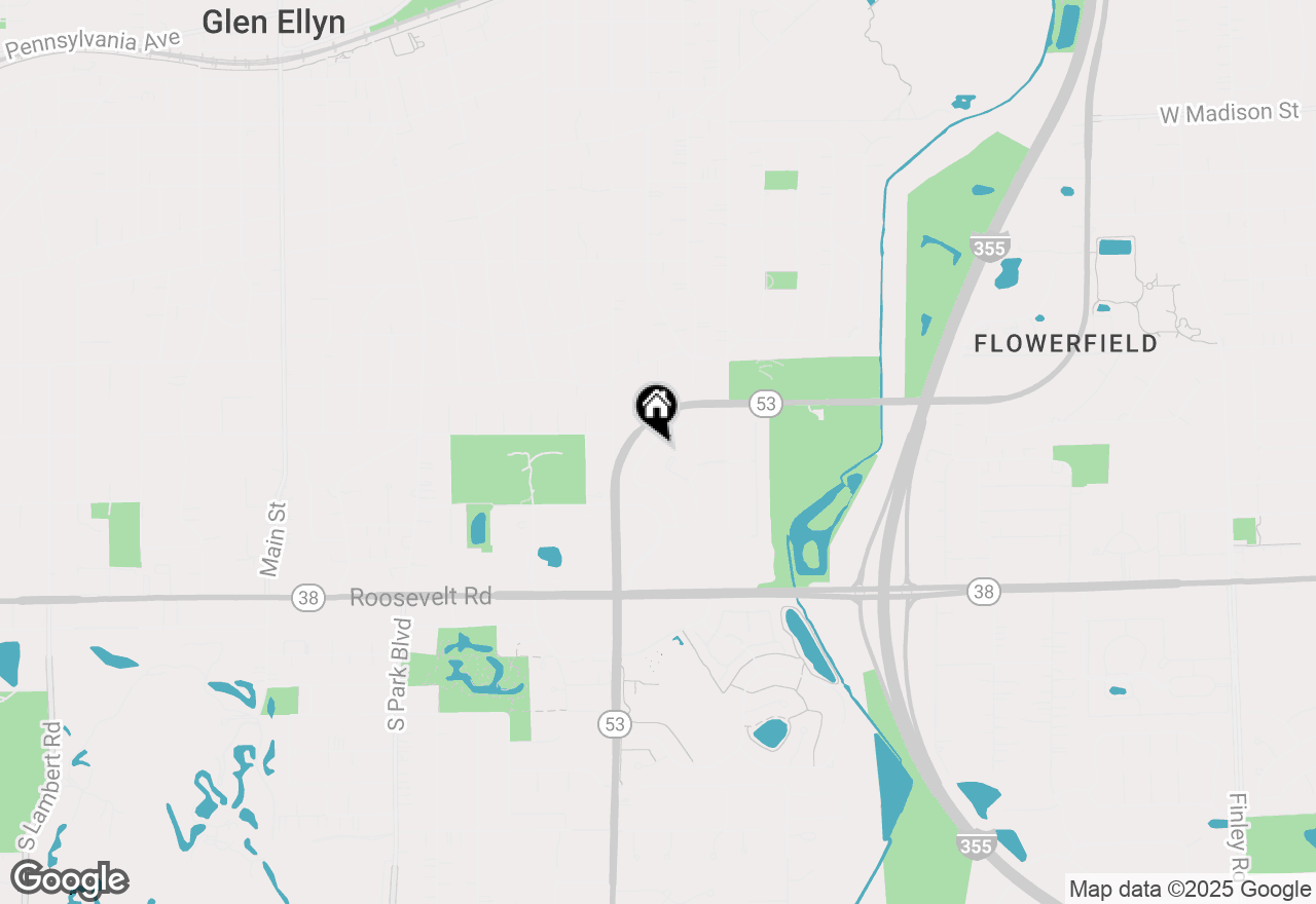 Map of 119 Tanglewood Drive #119, Glen Ellyn, IL 60137