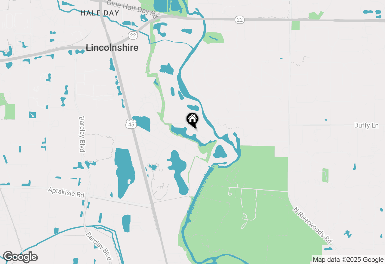 Map of 113 Rivershire Lane, Lincolnshire, IL 60069